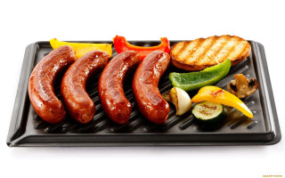 Grill sausages peppers vegetables hotdog - auseklis ozol free wallpaper