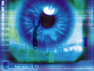 Blue eye scissors iris digital - a blue eye free wallpaper