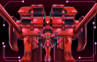 Red robot large gun red - its hand free wallpaper for desktop