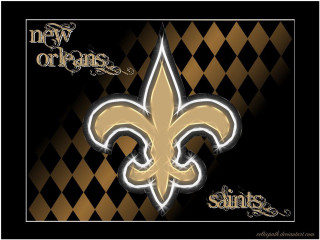 Saints logo checkered diamond folk - a new orleans saints logo free wallpaper