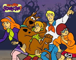 Cartoon group people dog man - a cartoon of a group free wallpaper