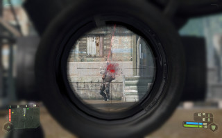 Person gun scope headshot blurry - a red dot free wallpaper