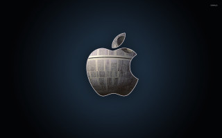 Apple logo newspaper leaf side - ilm free wallpaper