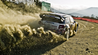 Rally car sharp turn dirt - a dirt road free wallpaper