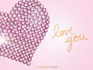 Heart shaped love you star - object free wallpaper