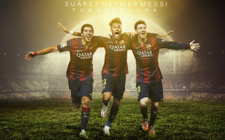 Soccer players celebrating goal stadium 3 - their arm free wallpaper