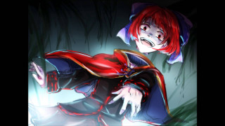 Red haired woman cape glowing - gapmoe yandere grimdark free wallpaper for desktop