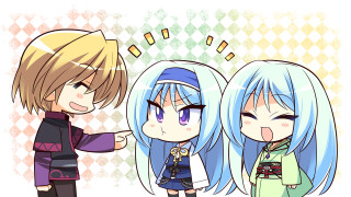 Anime couple colored hair blue - different colored hair free wallpaper