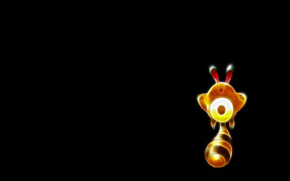 Giraffe yellow light black background - a giraffe free wallpaper for desktop