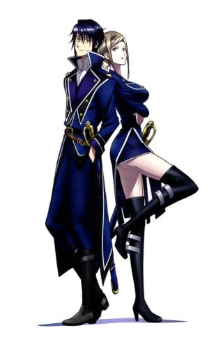 Anime couple black blue outfit - outfit free wallpaper for mobile