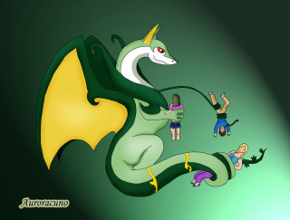 Dragon woman man cartoon adventure - a cartoon of a dragon free wallpaper