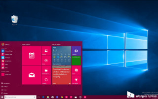 Windows 10 start screen start - bottom free wallpaper