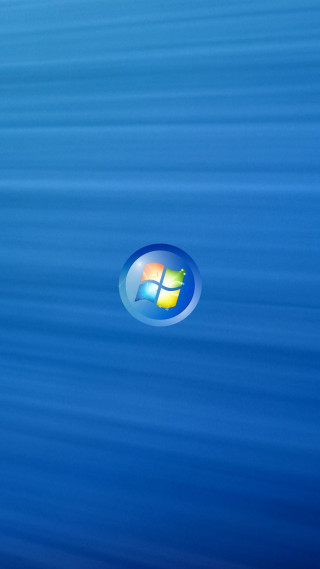 Blue background logo window blurry - purism free wallpaper for mobile