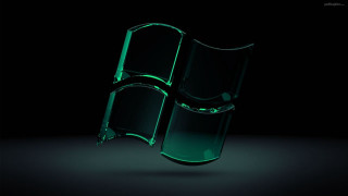 Green glass holography rendering uno - the dark room free wallpaper for desktop