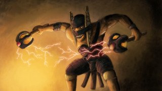 Man helmet gloves painting artwork - dai jin free wallpaper