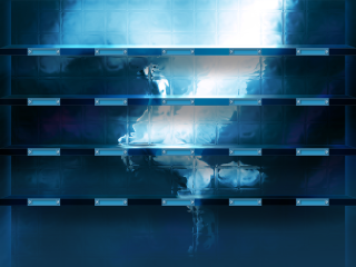 Blue white abstract background person - abstract background free wallpaper