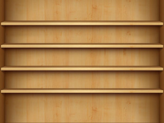 Wooden shelf three shelves light - a wooden shelf free wallpaper