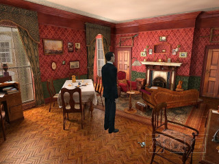 Man standing room table chairs - eugene montgomery free wallpaper