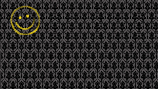 Smiley face black yellow background - a smiley face free wallpaper