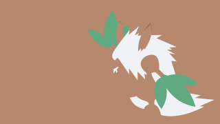 Cat green leaf brown background - a picture of a cat free wallpaper