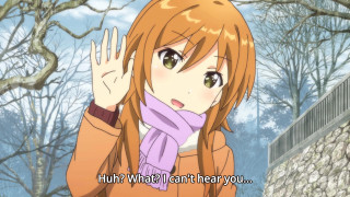 Girl long hair scarf waving - aguri uchida free wallpaper