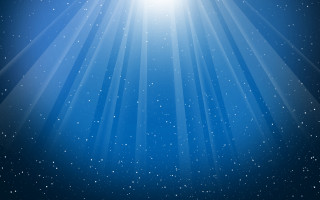 Bright light shines sky stars - volumetric light free wallpaper for desktop