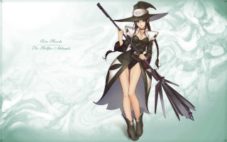Witch costume broom hat pointed - a broom and a hat free wallpaper