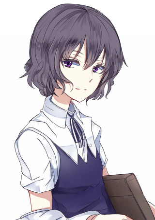 Woman dress tie folder serious - character portrait free wallpaper