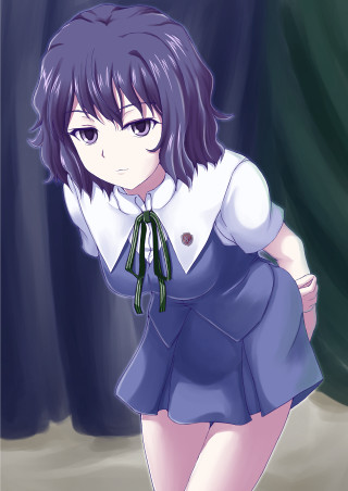 Girl school uniform posing hands 2 - her hip free wallpaper for mobile