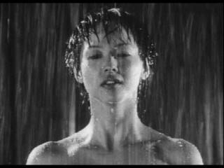 Woman standing rain eyes closed - the rain free wallpaper for desktop