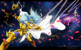 Anime character chain sword star - a anime character holding free wallpaper