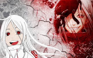 Anime characters red eyes demon - their head free wallpaper