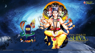 Hindu god snake back painting - a painting of a hindu god free wallpaper for desktop
