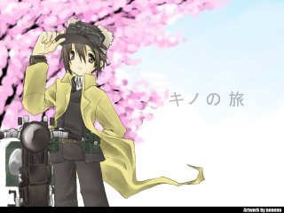 Man yellow coat hat tree - a camera free wallpaper