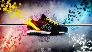 Sneakers colorful background design shoelaces - a pair of sneakers free wallpaper