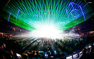 Crowd stage lights dj performance 2 - antoni pitxot free wallpaper