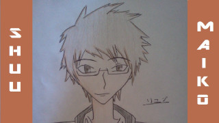 Man glasses name tag picture - anime art style free wallpaper