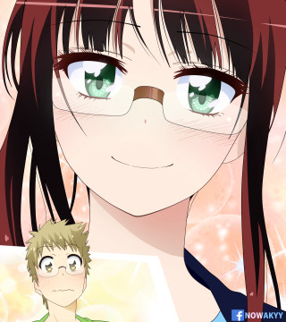 Girl green eyes boy brown - brown hair free wallpaper