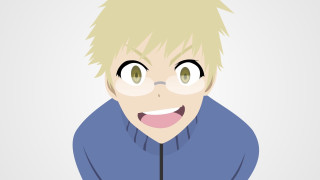 Cartoon man blonde hair glasses - a cartoon of a man free wallpaper