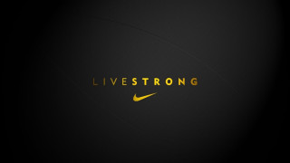 Black yellow nike logo livestrong - strong free wallpaper
