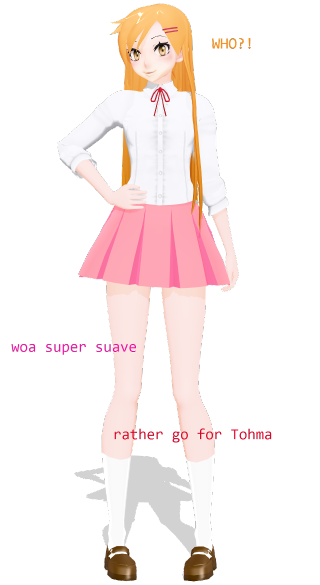 Girl skirt shirt bow name - anime girl free wallpaper for mobile