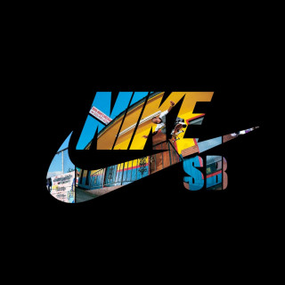 Black background nike logo surfboard - regionalism free wallpaper for tablet