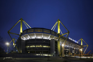 Stadium metal structure night lights - a stadium free wallpaper