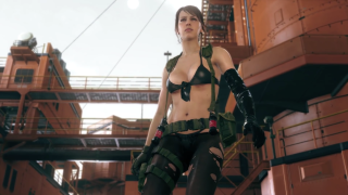 Woman bikini leathers building gun - metal gear free wallpaper for desktop