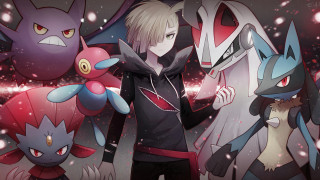 Pokemon group snow stars red - a group of pokemon characters free wallpaper