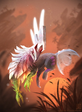 Dragon flying light shining back - back end free wallpaper for mobile