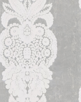 White gray wallpaper large flower - rococo free wallpaper for mobile