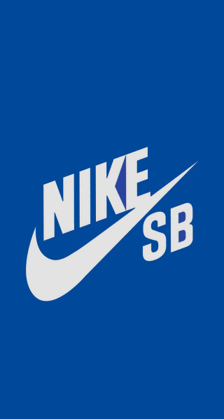 Nike sb logo blue background - cui bai free wallpaper for mobile