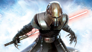 Star wars character red lightsaber 3 - his hand and a sword free wallpaper for desktop