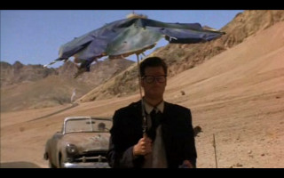 Desert man car umbrella twinpeaks - twin peak free wallpaper